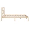 vidaXL Bedframe massief grenenhout 200x200 cm