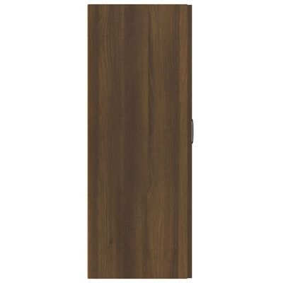 vidaXL Hangkast 69,5x34x90 cm bewerkt hout bruineikenkleurig