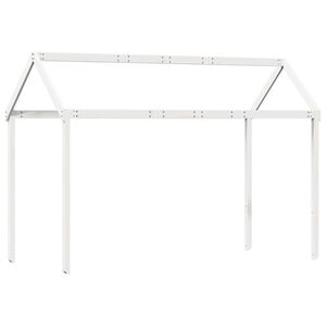 vidaXL Kinderbedhuisje 217x95,5x159 cm massief grenenhout wit