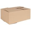 vidaXL Vouwdoos met opslag 50 st Naturel 35 x 24 x 15 cm Karton