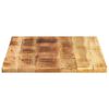 vidaXL Tafelblad rechthoekig 90x50x3,8 cm massief ruw mangohout