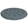 vidaXL Papasan Stoel Kussen VIANEN 100% Polyester Blauw &Oslash; 130 x 12 cm