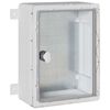 vidaXL Bedieningskast Grijs 32 x 13 x 33 cm ABS Kunststof