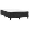 vidaXL Boxspring bed 120x200 cm fluweel zwart