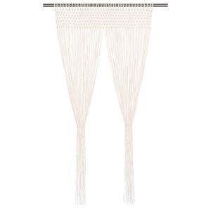 vidaXL Gordijn macram&eacute; 140x240 cm katoen