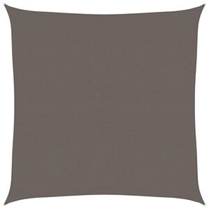 vidaXL Zonnezeil 160 g/m&sup2; 4x4 m HDPE antracietkleurig