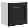 vidaXL Wandkast PORTO Zwart 40 x 31 x 40 cm Bewerkt hout
