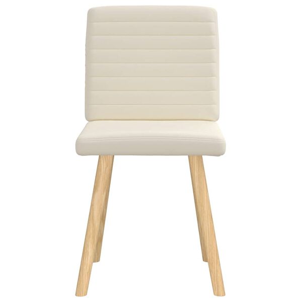 vidaXL Eetkamerstoelen 2 st linnen