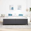vidaXL Boxspringbed Donkergrijs 200 x 200 cm Fluweel