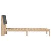 vidaXL Bedframe Bruin en donkergrijs 80 x 200 cm Massief grenenhout