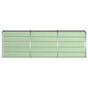 vidaXL Plantenbak Groen 160 x 40 x 75 cm Staal