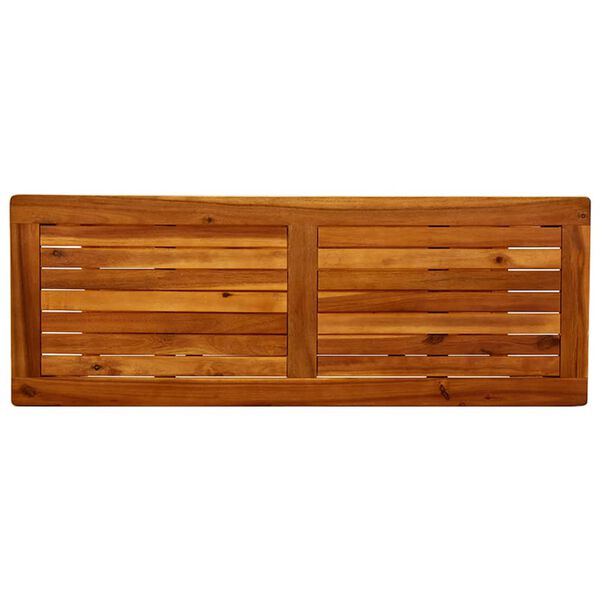 vidaXL Tuinwandtafel 110x40x75 cm massief acaciahout