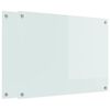 vidaXL Keuken Achterwand Wit 80 x 60 cm gehard glas