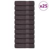vidaXL Badhanddoeken FROGN 25 st 100x150 cm 360 g/m&sup2; antraciet