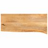 vidaXL Tafelblad met natuurlijke rand 80x20x3,8 cm massief mangohout