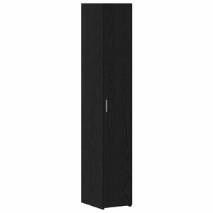 vidaXL Hoge kast Zwart Eiken 30 x 42,5 x 185 cm