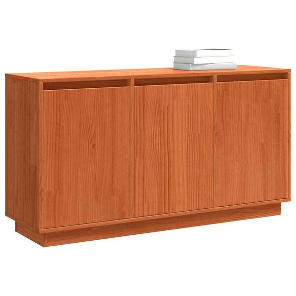 vidaXL Dressoir Bruin Eiken 111 x 34 x 60 cm Massief grenenhout