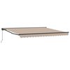 vidaXL Zijde Frame Beige 400 &times; 300 cm Polyester met PU-coating