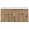vidaXL Badkamerkast Artisan Eiken 100 x 38,5 x 46 cm Bewerkt hout