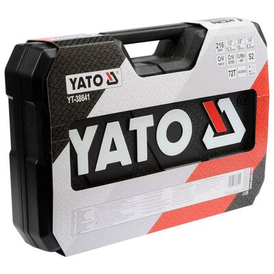 YATO Ratel dopsleutel set 216-delig YT-38841