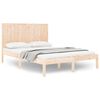 vidaXL Bedframe zonder matras massief grenenhout 140x190 cm