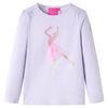 Kindershirt met lange mouwen 104 lichtlila