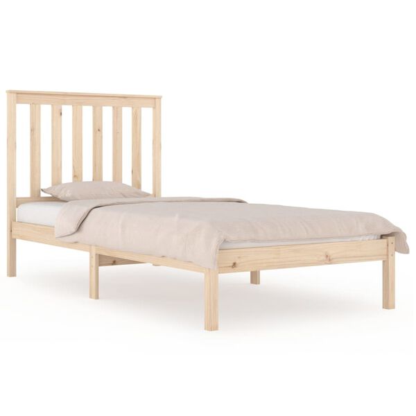 vidaXL Bedframe massief grenenhout 100x200 cm