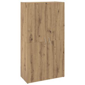 vidaXL Kantoorkast met plank Oudhout 60 x 32 x 115 cm Bewerkt hout