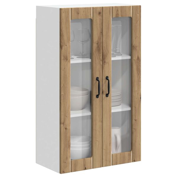 vidaXL Keukenkast aan de muur Artisan Eiken 60 x 31 x 100 cm