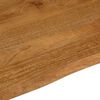 vidaXL Tafelblad met natuurlijke rand 60x60x3,8 cm massief mangohout
