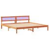 vidaXL Bedframe Wasbruin 180 x 200 cm Massief grenenhout