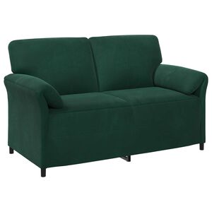 vidaXL 2-Zits Sofa Donkergroen 158 x 83 x 95 cm Fluweel
