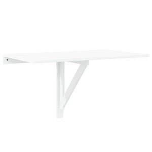 vidaXL Wandtafel inklapbaar 100x60 cm wit