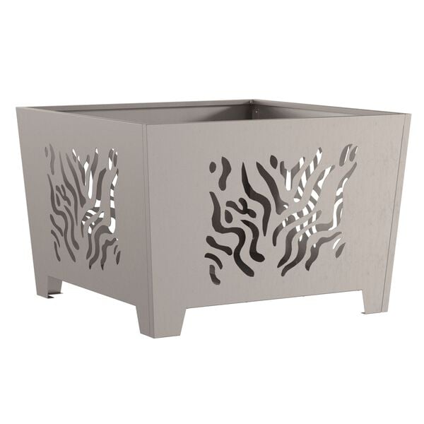 vidaXL Vuurkorf Bruin 60 x 60 x 40 cm Staal