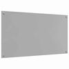vidaXL Keuken Achterwand Lichtgrijs 110 x 60 x 0,6 cm gehard glas