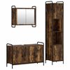 vidaXL Badkamerkastenset 3 st Gerookt eiken 40 x 36 x 181 cm