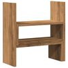 vidaXL Bureau organiser 40x17x41 cm bewerkt hout artisanaal eiken