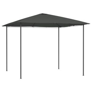 vidaXL Prieel 160 g/m&sup2; 3x3x2,6 m antracietkleurig