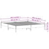 vidaXL Bedframe zonder matras massief grenenhout 200x200 cm