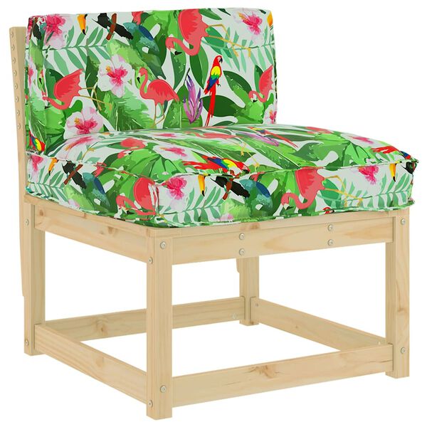 vidaXL Kussen Bloemen Multikleur 80 x 40 x 12 cm Oxford Stof