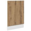 vidaXL Vaatwasserpaneel Lyon 45x3x67 cm bewerkt hout artisanaal eiken