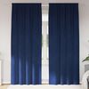 vidaXL Verduisterende gordijnen 2 pcs Donkerblauw 140 x 245 cm Fluweel