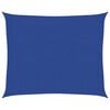 vidaXL Zonnezeil 160 g/m&sup2; 2,5x3 m HDPE blauw