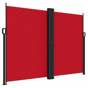 vidaXL Windscherm uittrekbaar 180x1200 cm rood