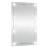 vidaXL Wandspiegel met LED's rechthoekig 40x60 cm glas
