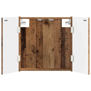 vidaXL Dartbord Kabinet DELFT Oud hout 52,5 x 10,5 x 53,5 cm