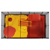 vidaXL Hamsterkooi 58x32x36 cm polypropeen en metaal rood