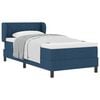 vidaXL Boxspringbed met kussen met hoofdeinde Blauw 90 x 190 cm Stof