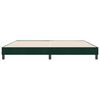 vidaXL Boxspring zonder matras fluweel donkergroen 180x210 cm