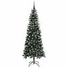 vidaXL Kunstkerstboom met 300 LED Groen 210 cm PVC en Plastic en Staal